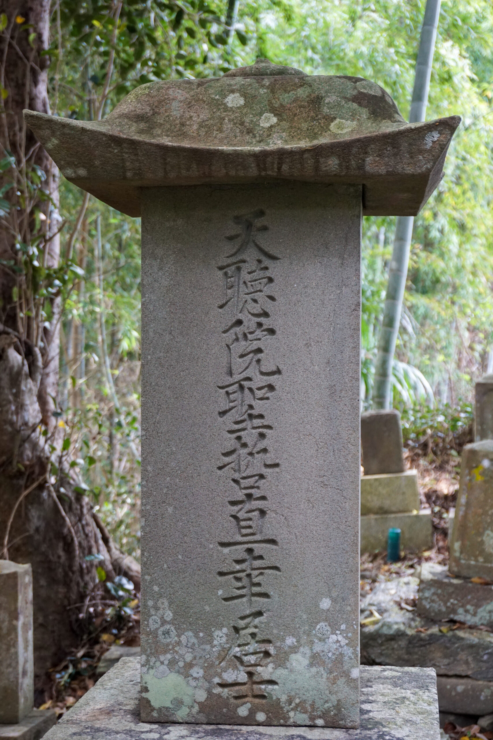 華岡青洲の墓碑2