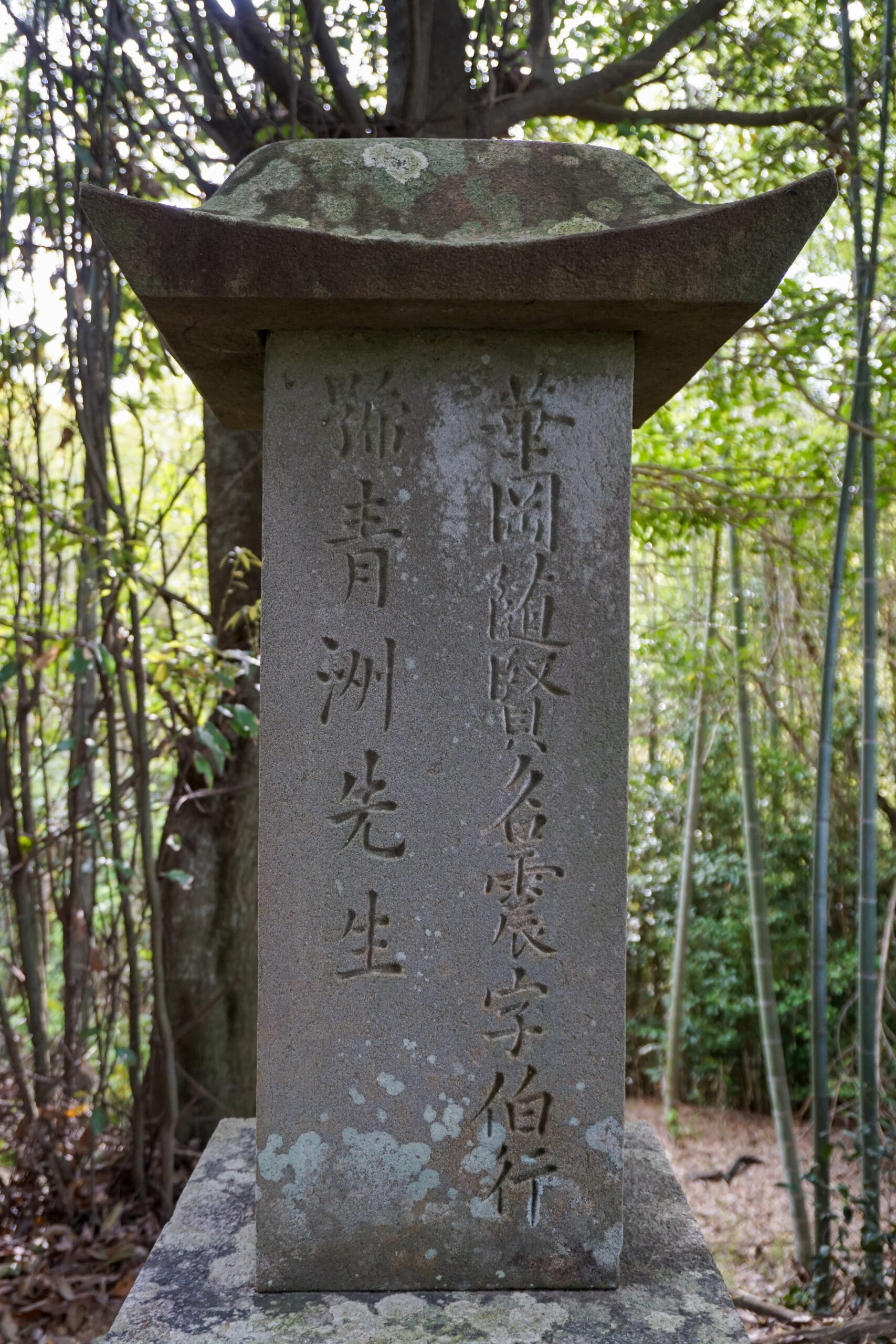 華岡青洲の墓碑3