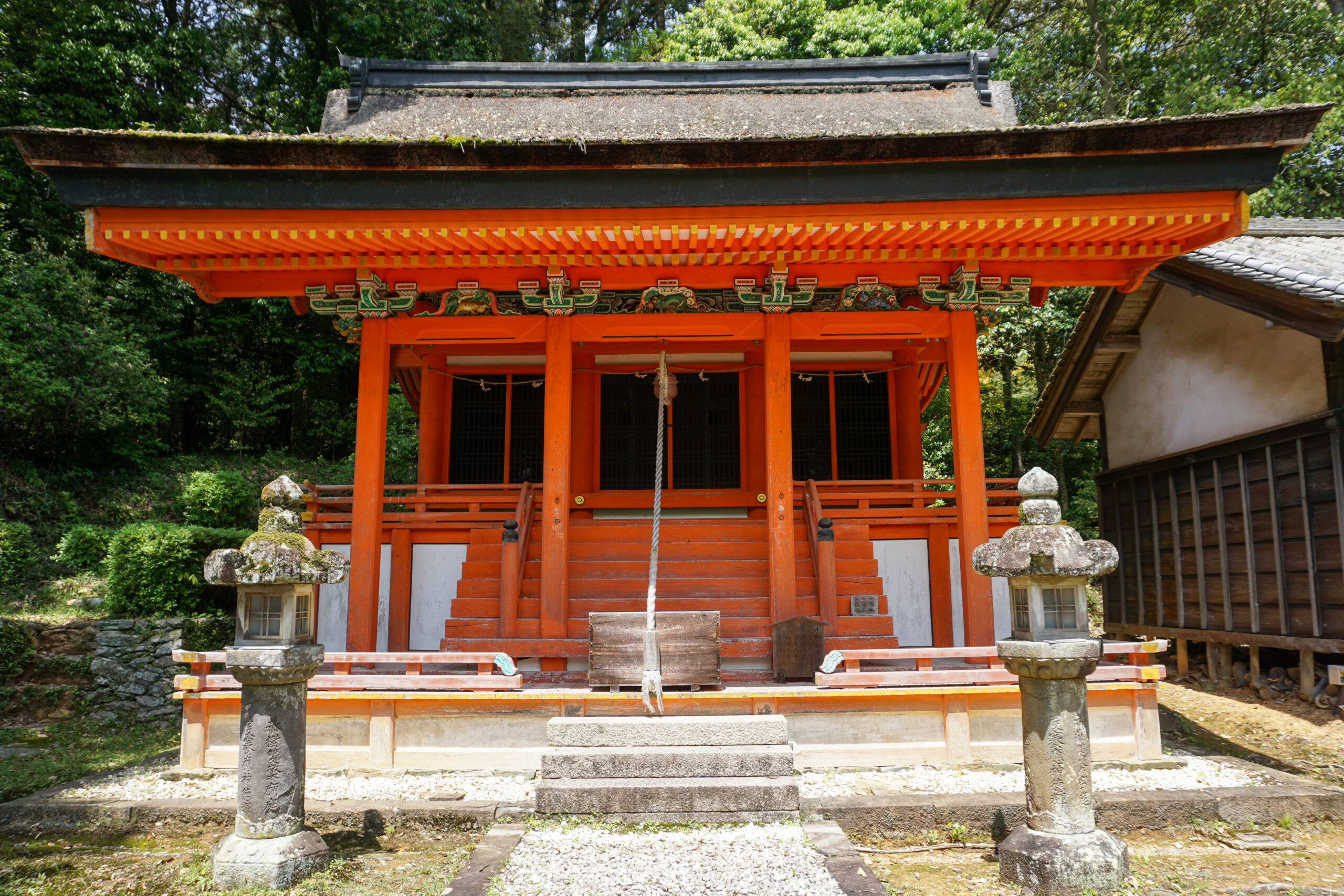 野上八幡宮摂社平野今木神社本殿1