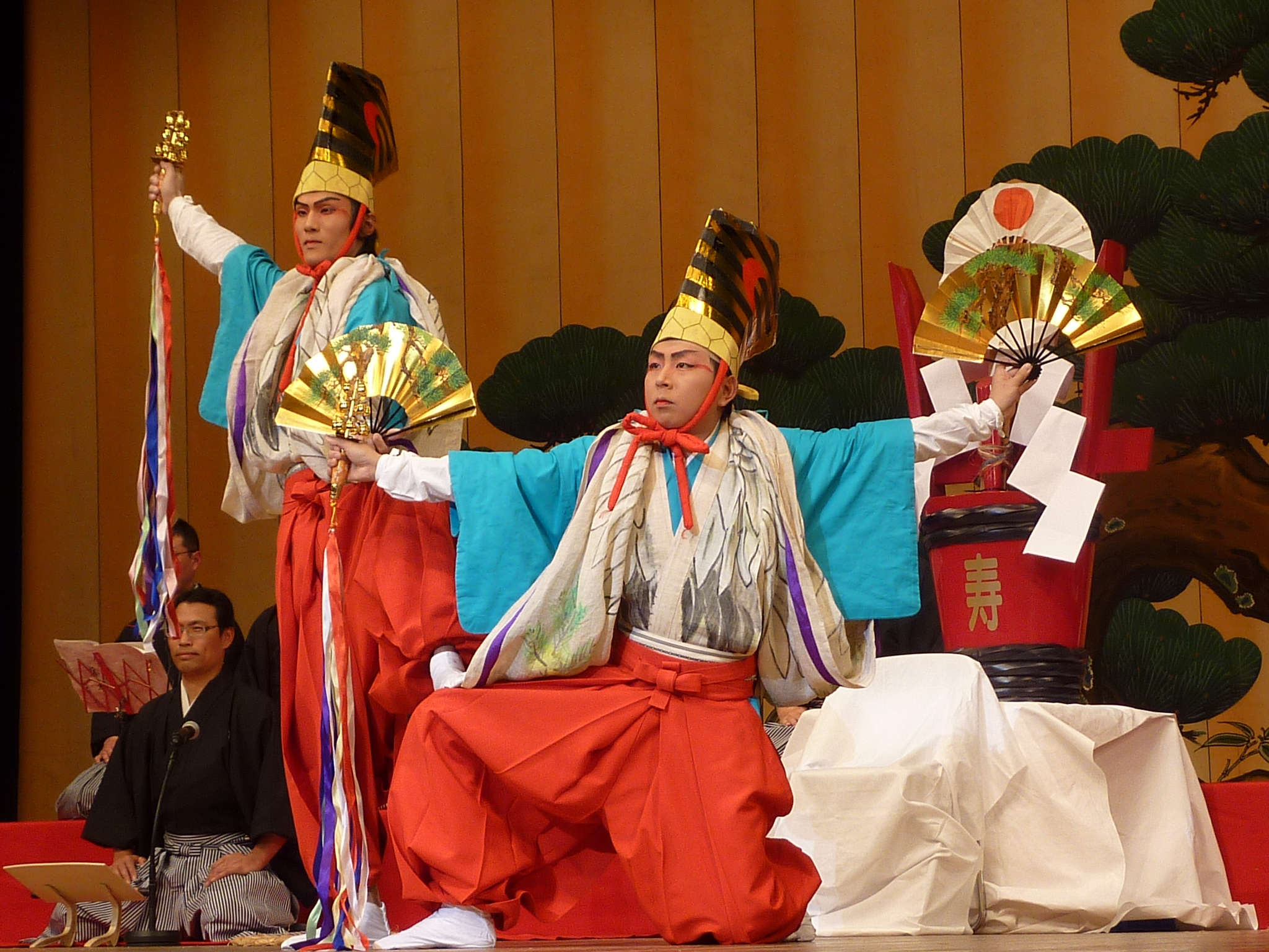 二川歌舞伎芝居「三番叟」