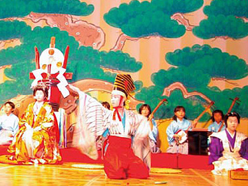 二川歌舞伎芝居「三番叟」