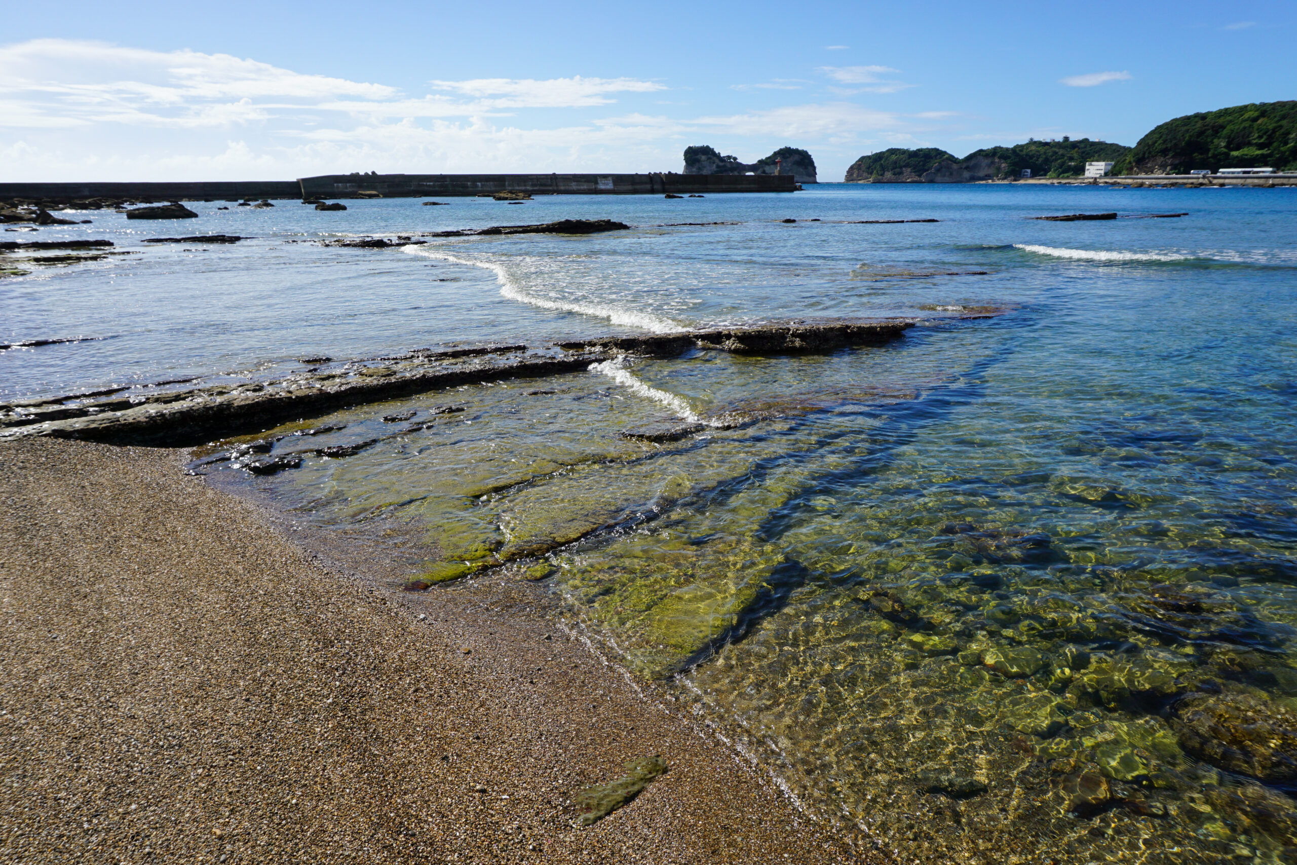 白浜の泥岩岩脈2