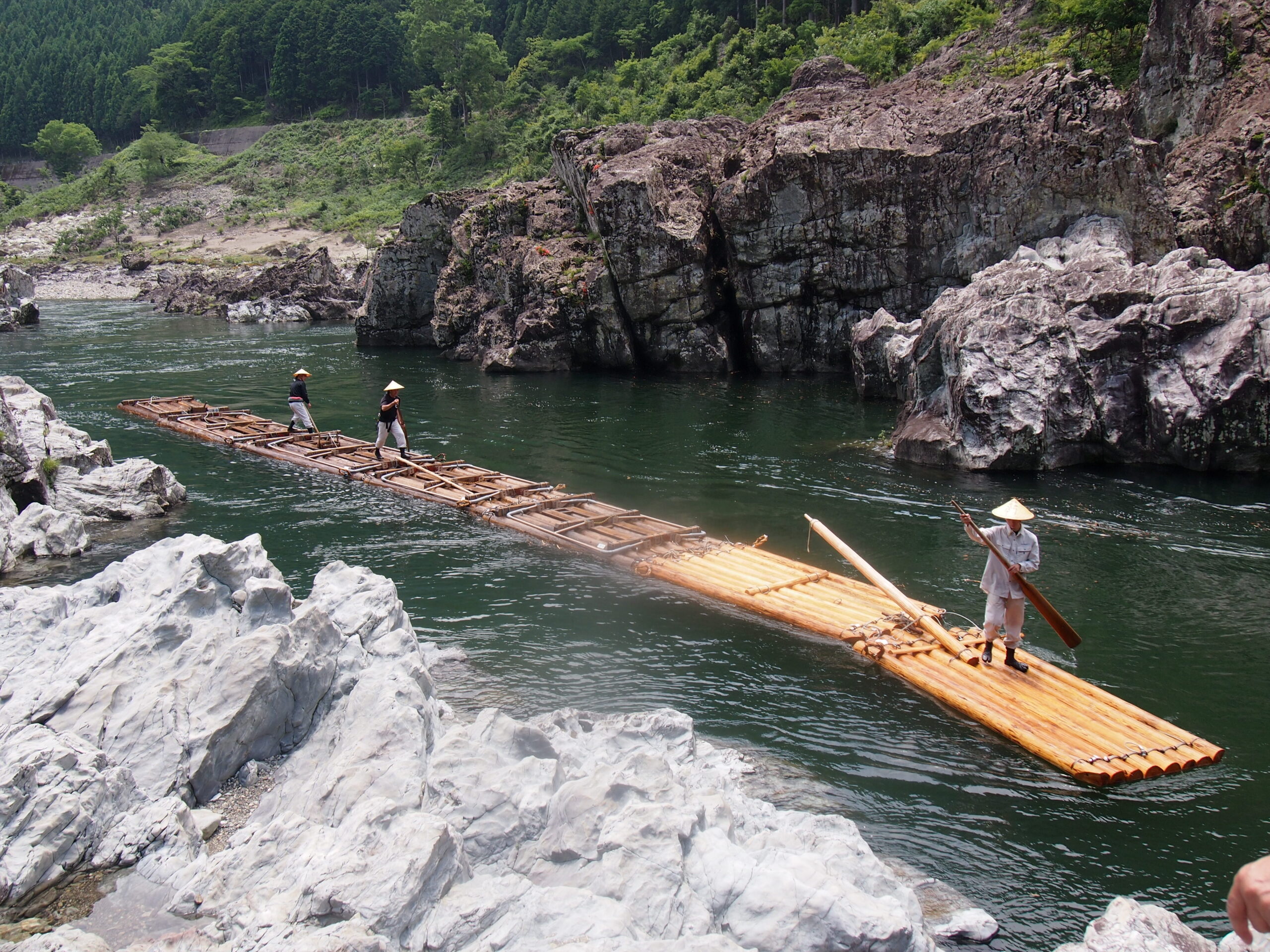 北山川の筏流し技術