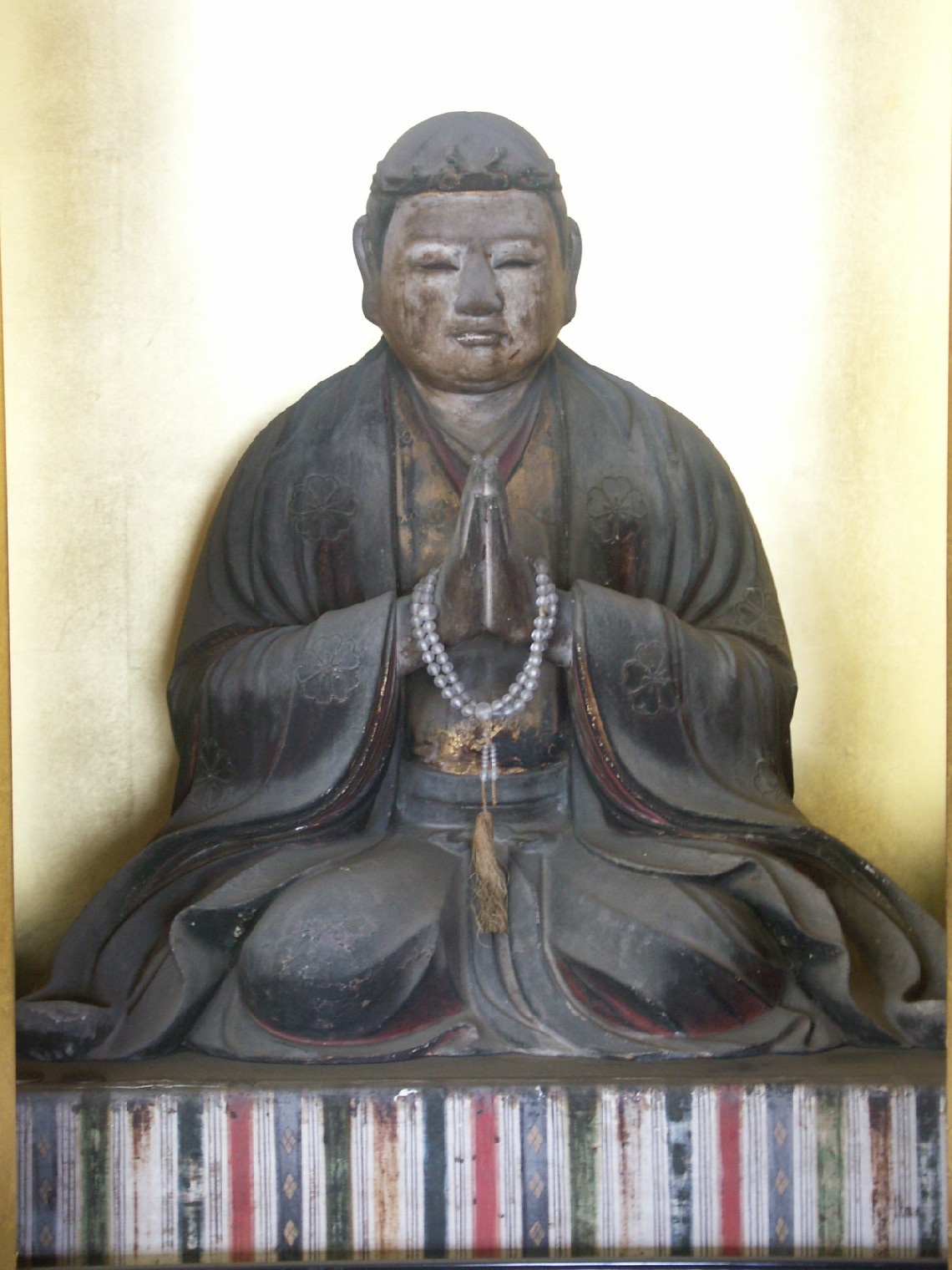 木造千里前坐像